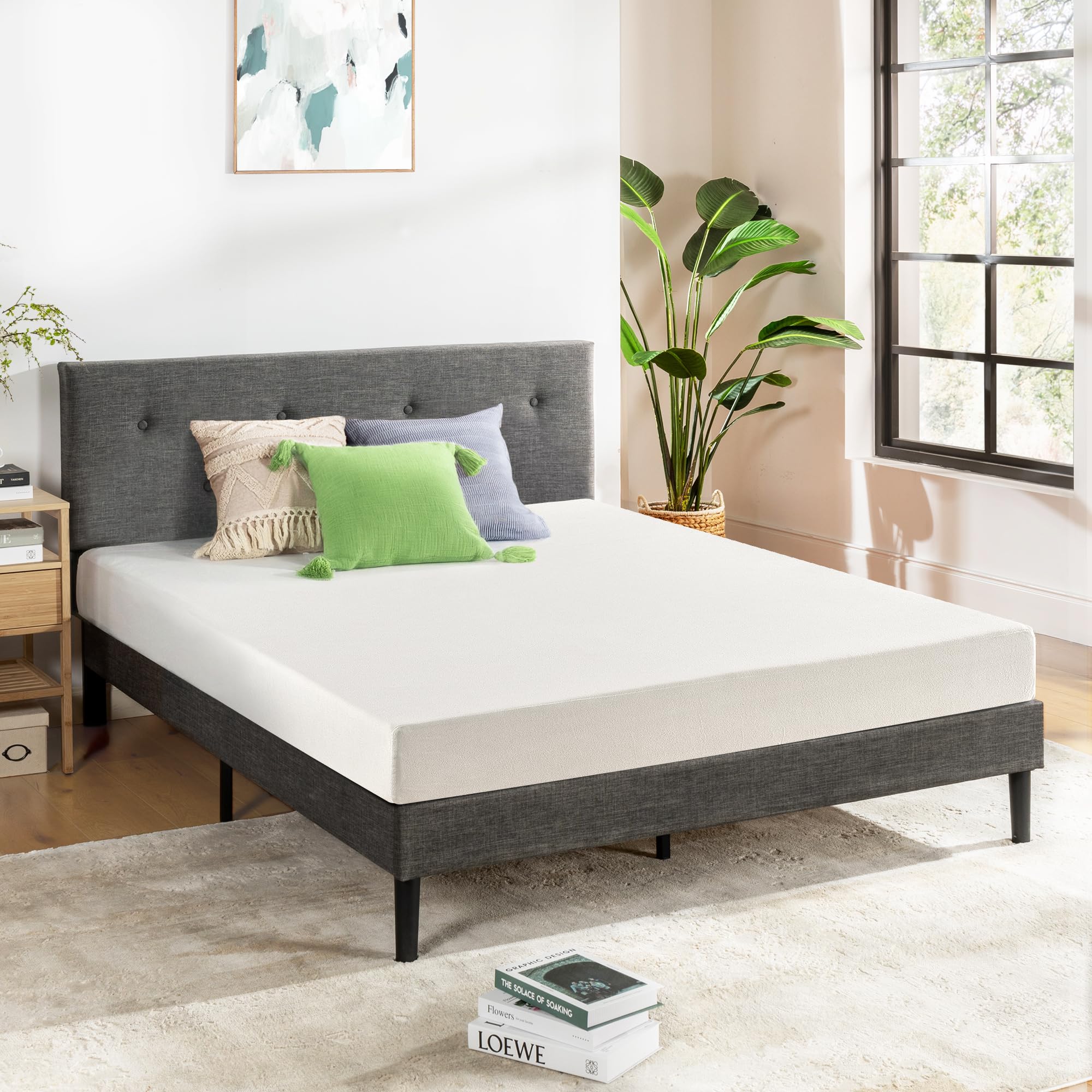 Best Price Mattress Green Tea memory foam top layer contours and keeps you cool