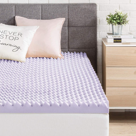 Best Price Mattress lavender infusion topper promotes relaxation and calm.