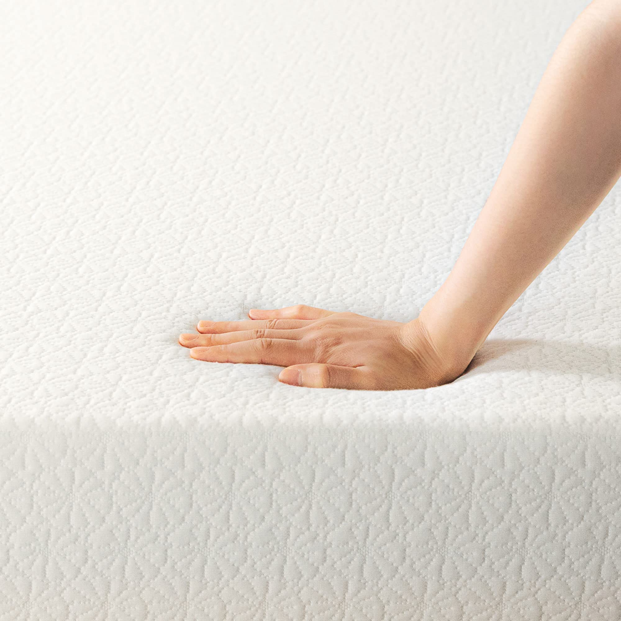 Best Price Mattress layered construction with memory foam and base support.