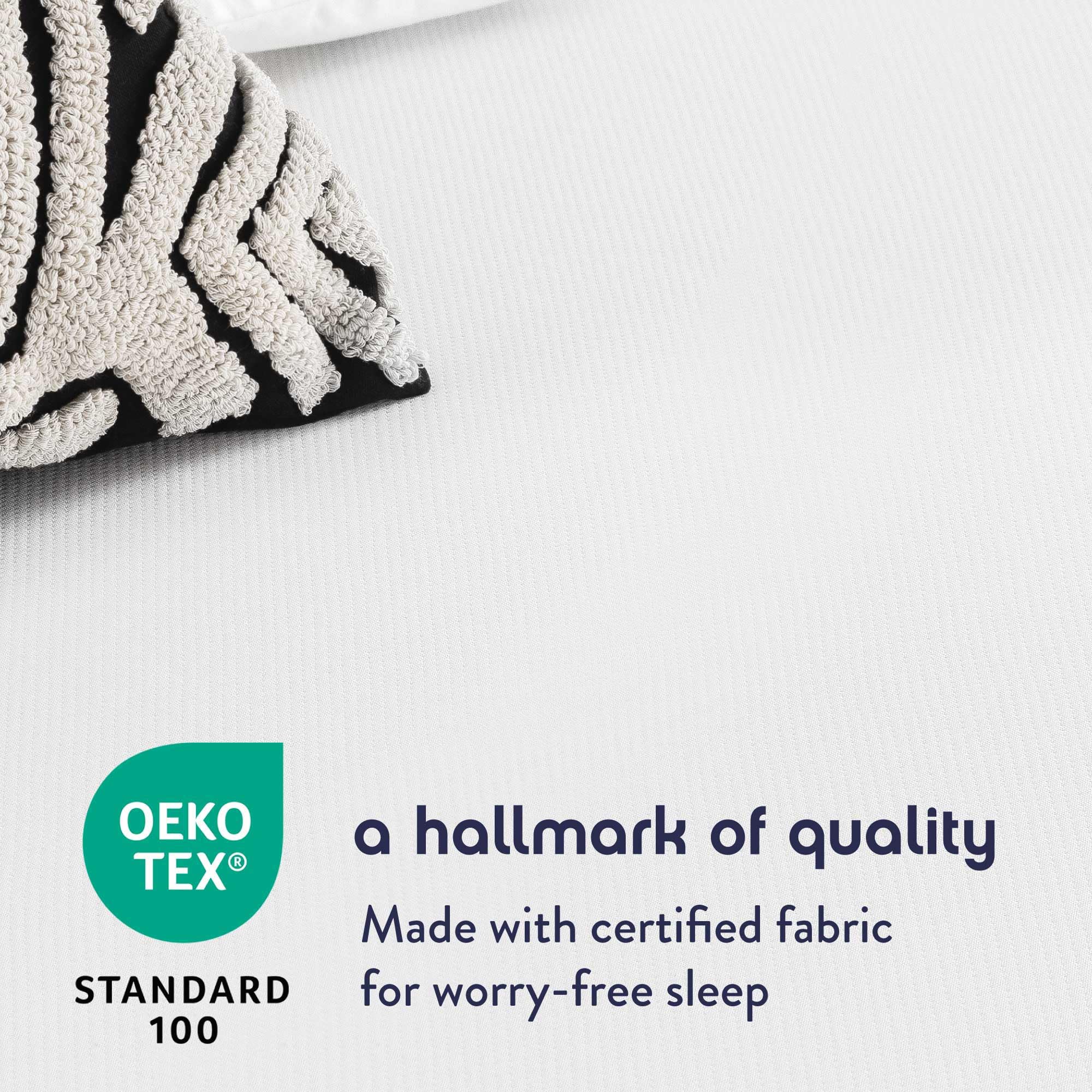 Best Price Mattress medium-firm feel provides balanced sleep support.