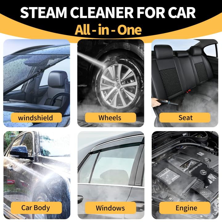 Bestbuy8 steam cleaner 16-piece accessory kit with brushes and scrapers