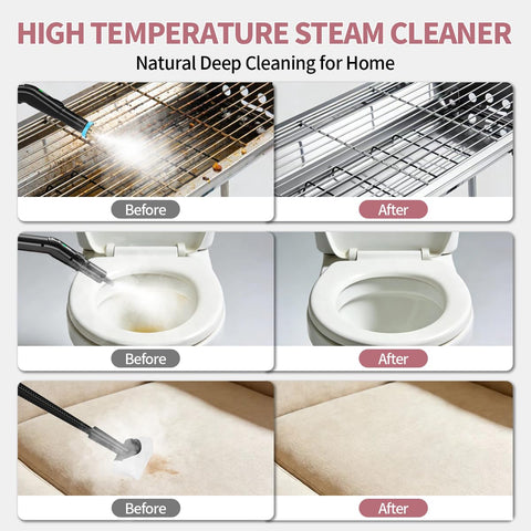 Bestbuy8 steam cleaner provides a long 2-meter hose for better reach.