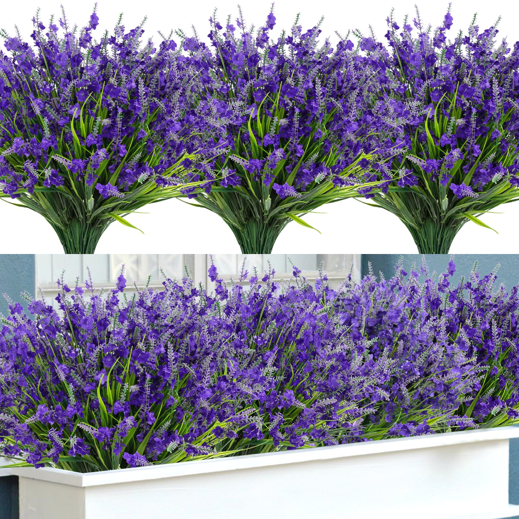 Besteek lavender artificial gift pack offers thoughtful decor option for homes.
