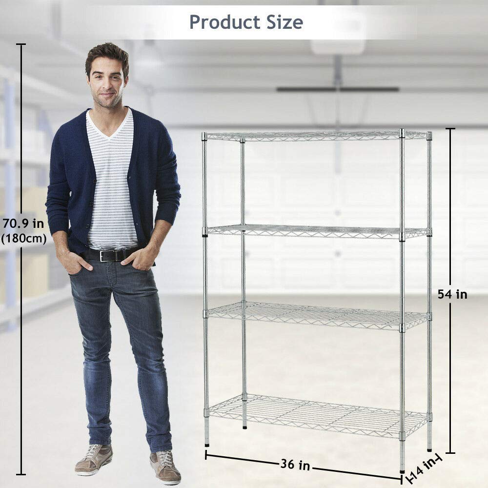 BestOffice adjustable-rails help customize shelf height for varied items