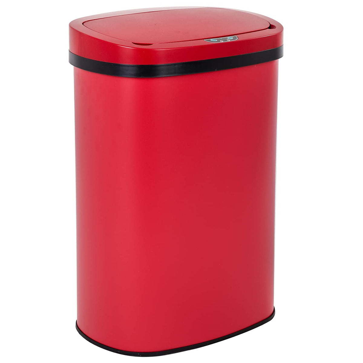 BestOffice automatic trash can with sensor lid enables hands-free disposal in busy kitchens.
