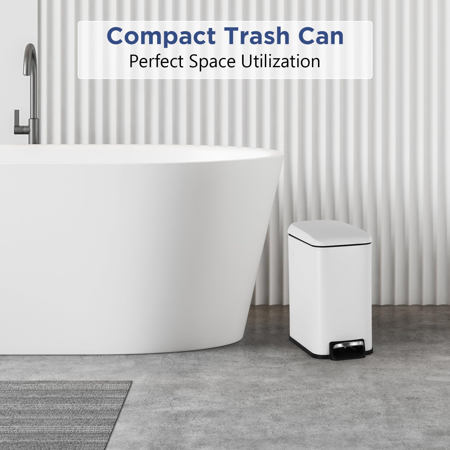 BestOffice detachable inner bucket enables quick, clean bag changes.