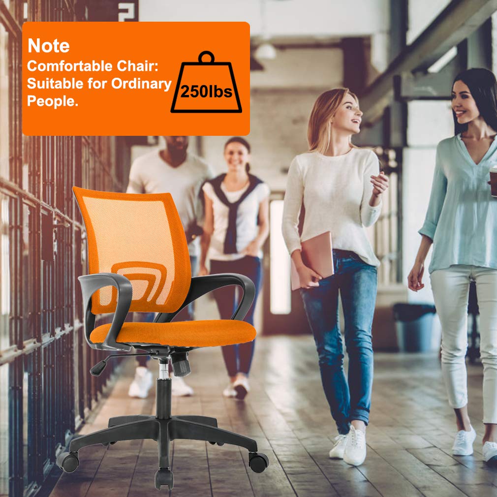 BestOffice chair height is adjustable to align with your desk for comfortable seating.