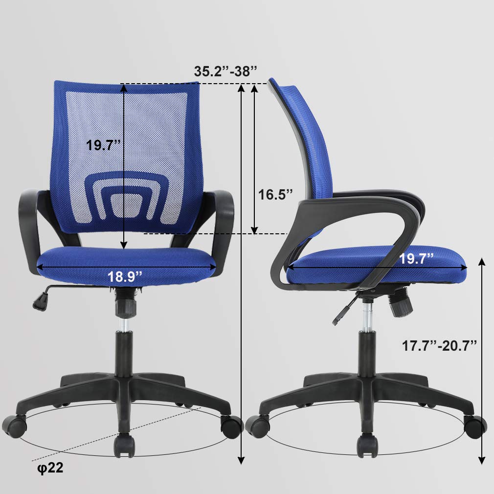 BestOffice ergonomic chair easy assembly with included hardware and instructions.