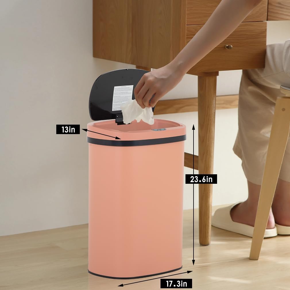 BestOffice versatile 13-gallon bin suitable for kitchen, office, or bathroom