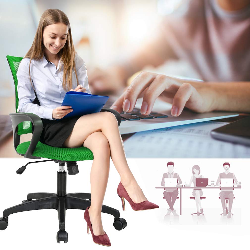 BestOffice mid-back lumbar support design supports posture during long work sessions.