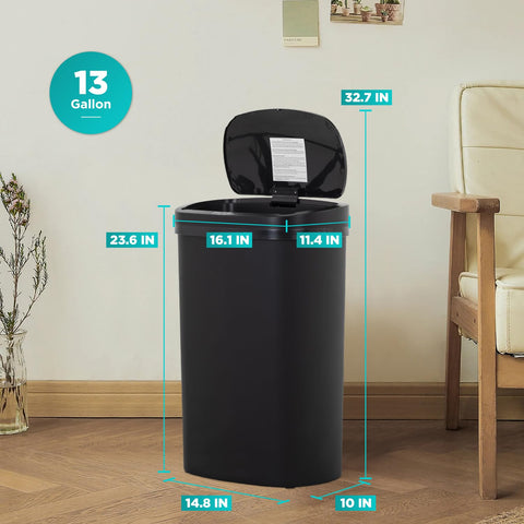 BestOffice versatile trash can for kitchen, bathroom, or office settings.