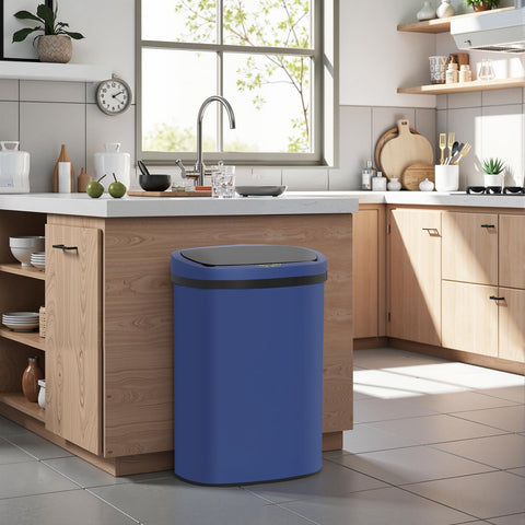 BestOffice deep-blue finish fingerprint-resistant keeps kitchen clean and stylish.