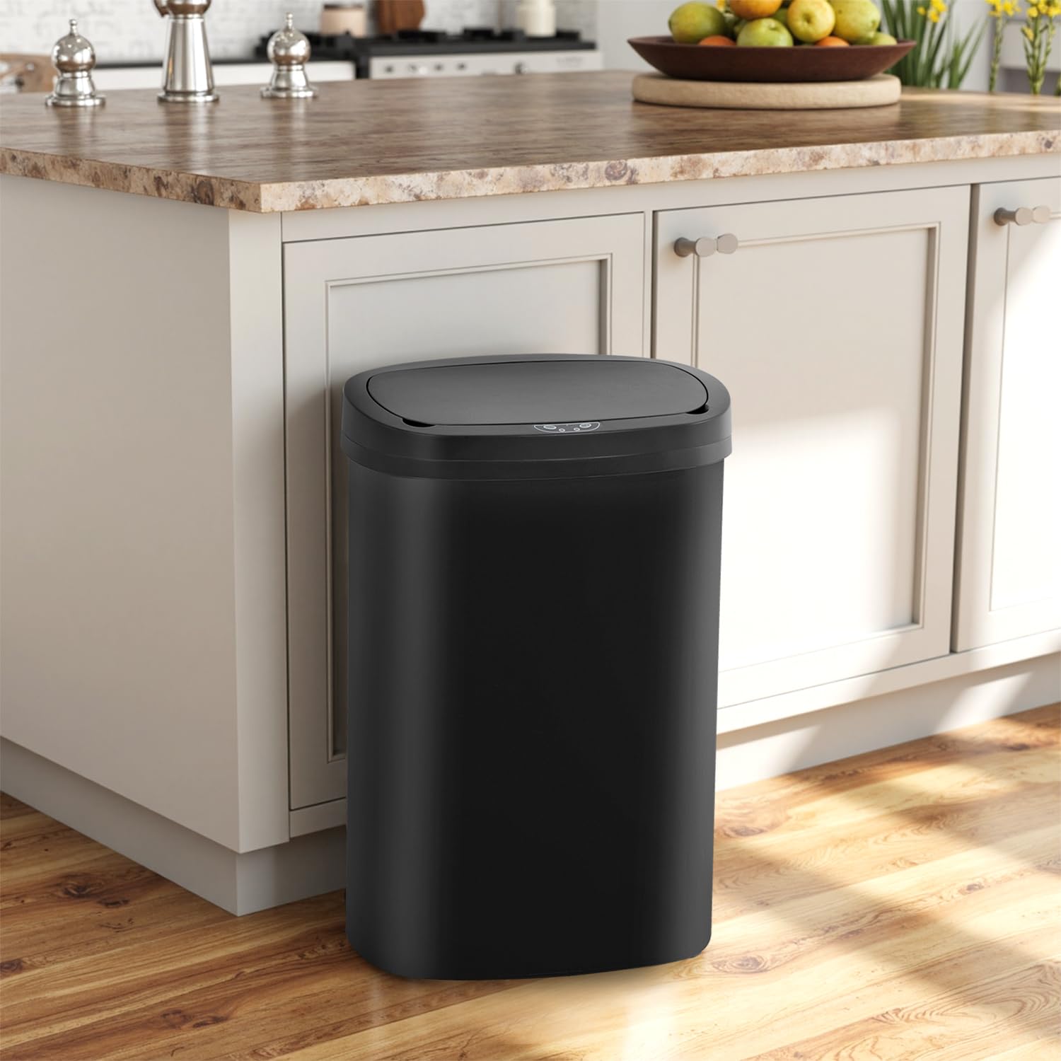 BestOffice trash can oval design showcasing space-saving silhouette