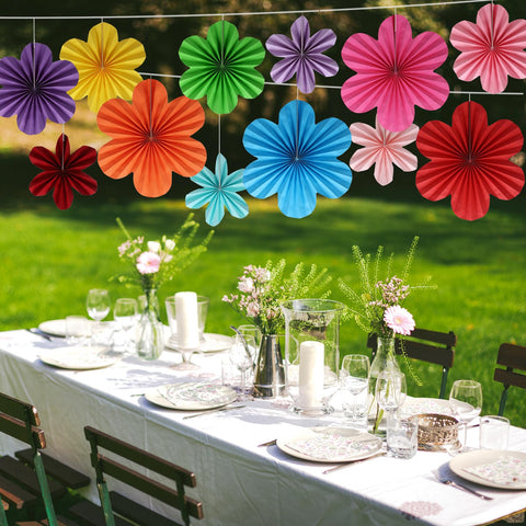 BestoFun colorful fans enhance wedding decor with Mexican inspired flair