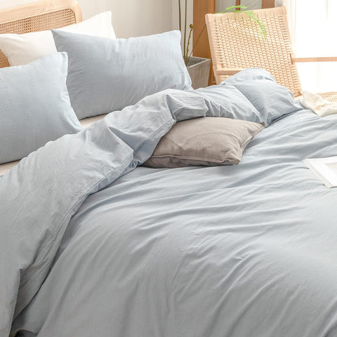 Bestouch king pillowcases in cornflower blue for complete bed styling