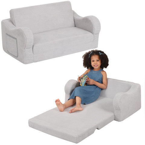 BestRoyal Extra Wide Toddler Chair fold-out mode for cozy play and reading.