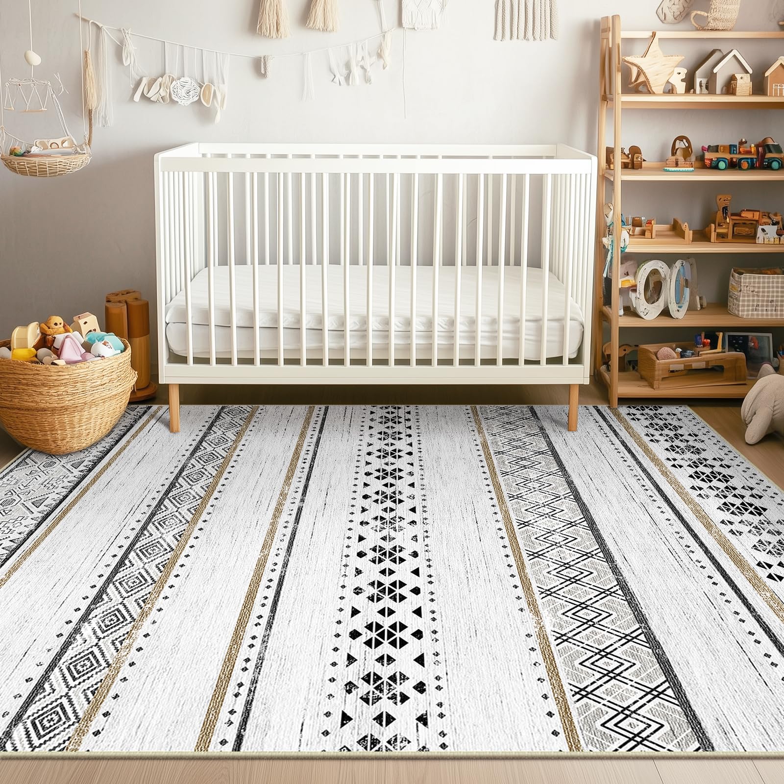 BESTSWEETIE 8x10 size fits spacious living rooms, entryways, and dining areas.