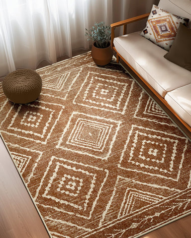 BESTSWEETIE area rug 5x7 machine washable for easy cleaning in busy homes