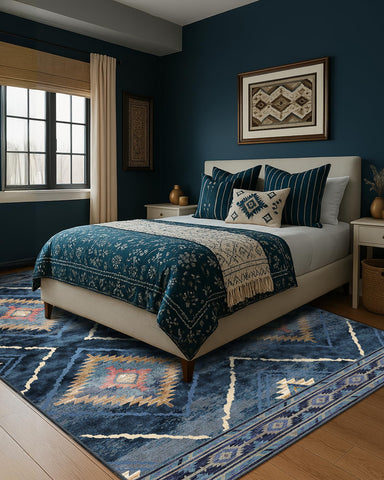 BESTSWEETIE entryway living room rug, blends with furniture and decor.