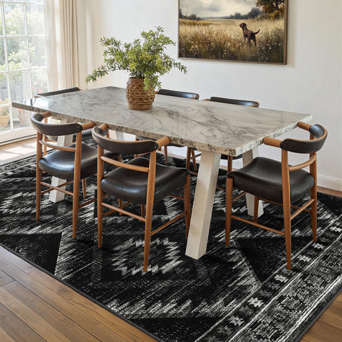 BESTSWEETIE entryway rug 5x7 defines the foyer with soft warmth
