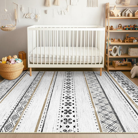BESTSWEETIE indoor-high-traffic-rug stands up to busy hallways and entryways.