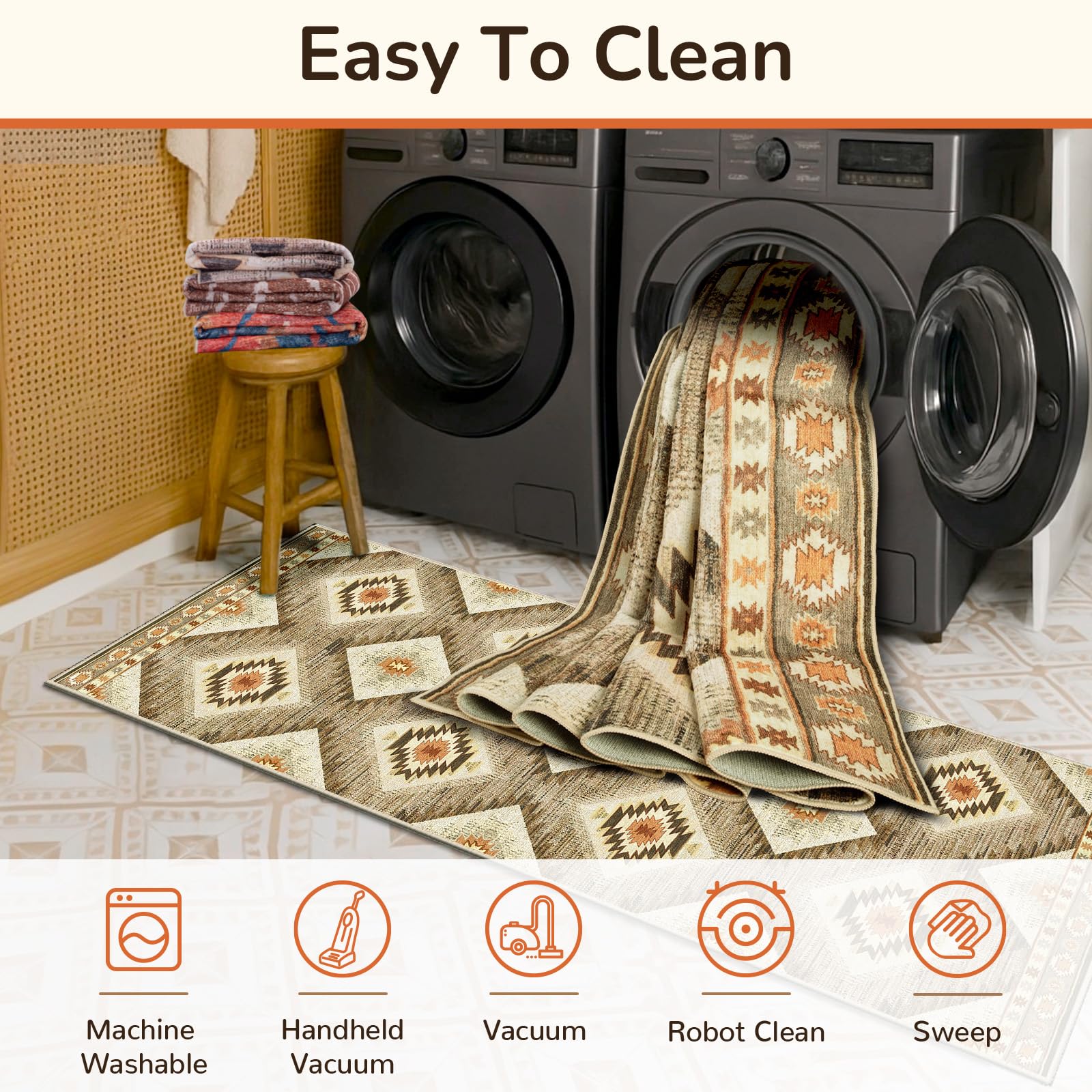 BESTSWEETIE tribal pattern cream camel adds vintage flair
