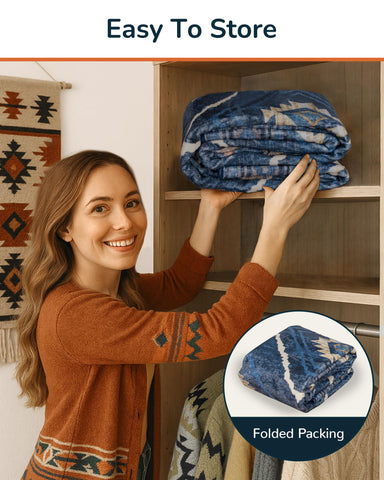 BESTSWEETIE tribal western pattern, vintage-inspired living room accent.