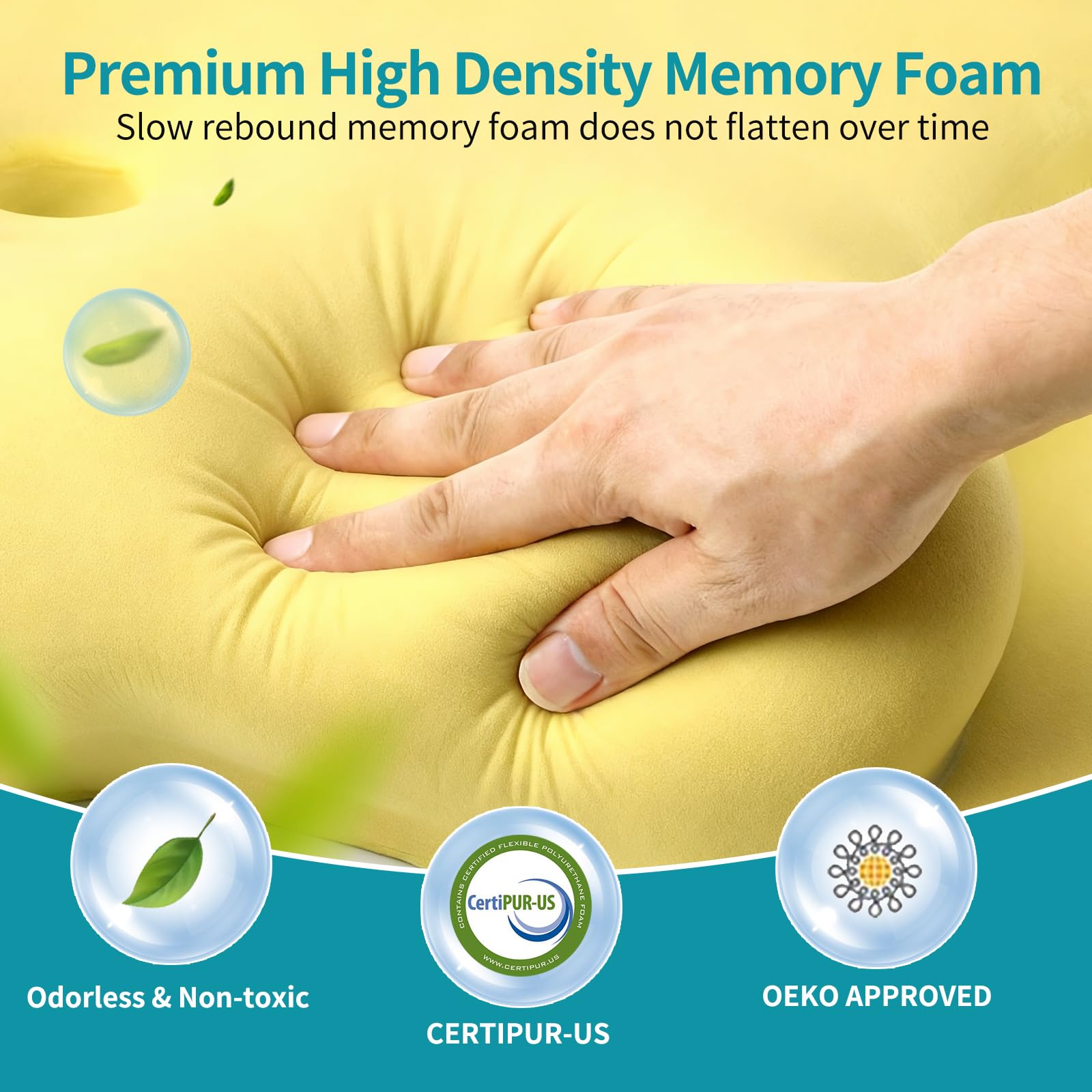 Besyodo two-heights pillow offers options for side, back, and stomach sleepers.