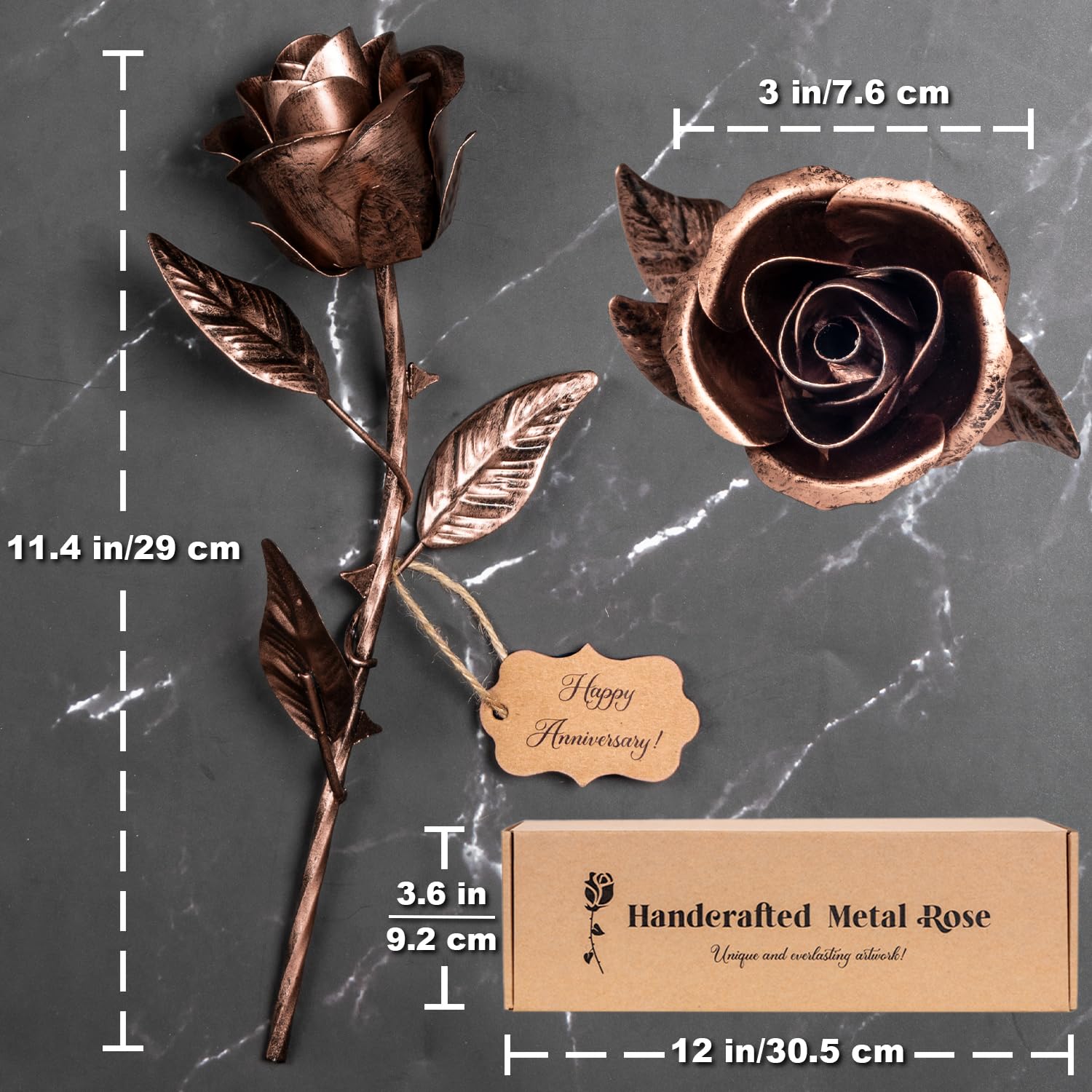 BESZONE 7th anniversary gift for couples, symbolizing enduring affection