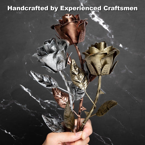 BESZONE copper rose for husband wife, a meaningful keepsake