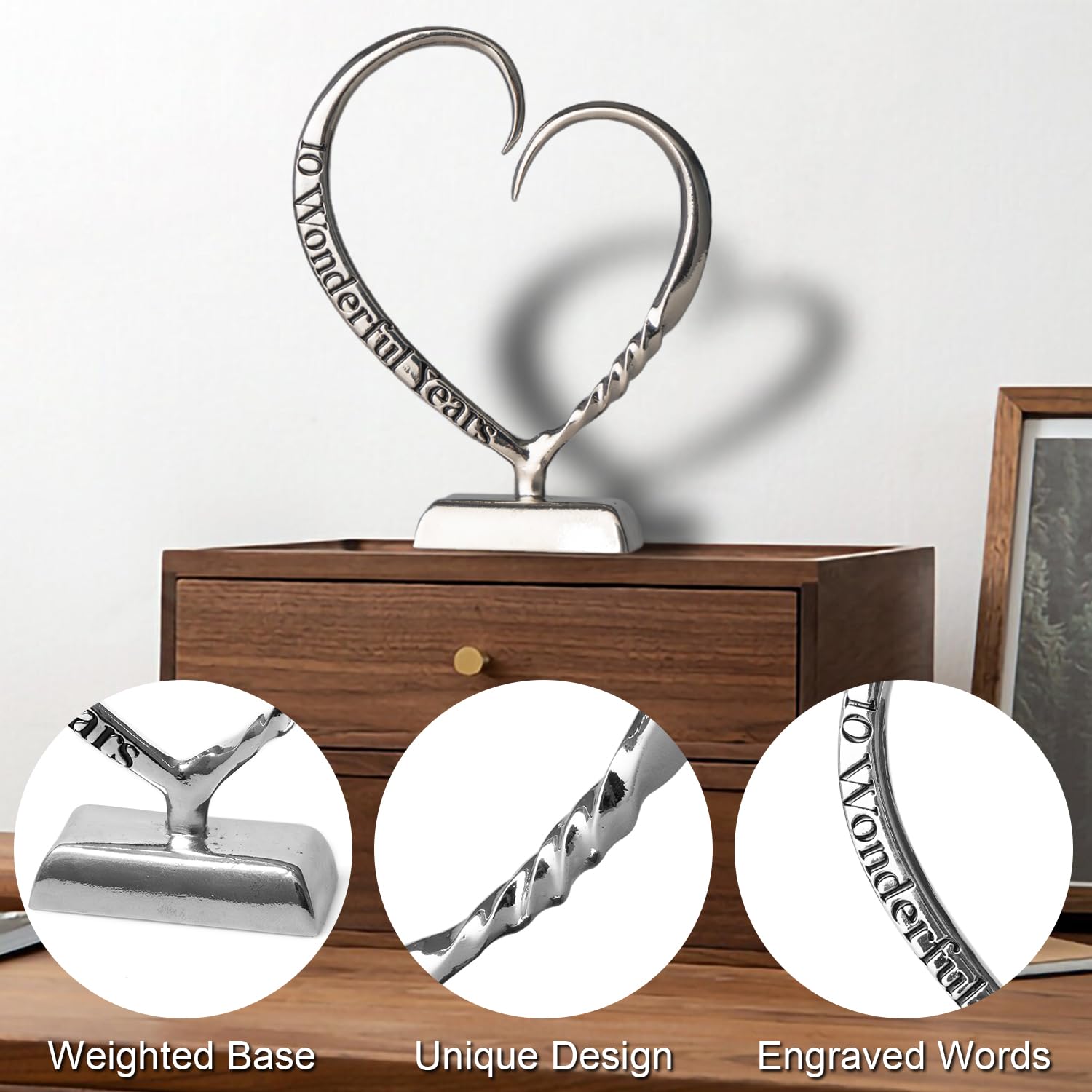 BESZONE engraved 10 Wonderful Years marking the milestone