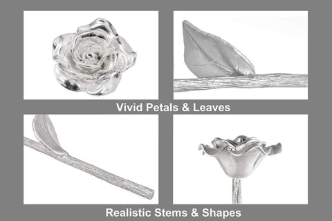 Sturdy tubular gift box presentation of BESZONE Tin Rose