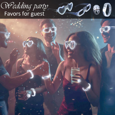 bethmore glow accessories double as photo props for vibrant party selfies