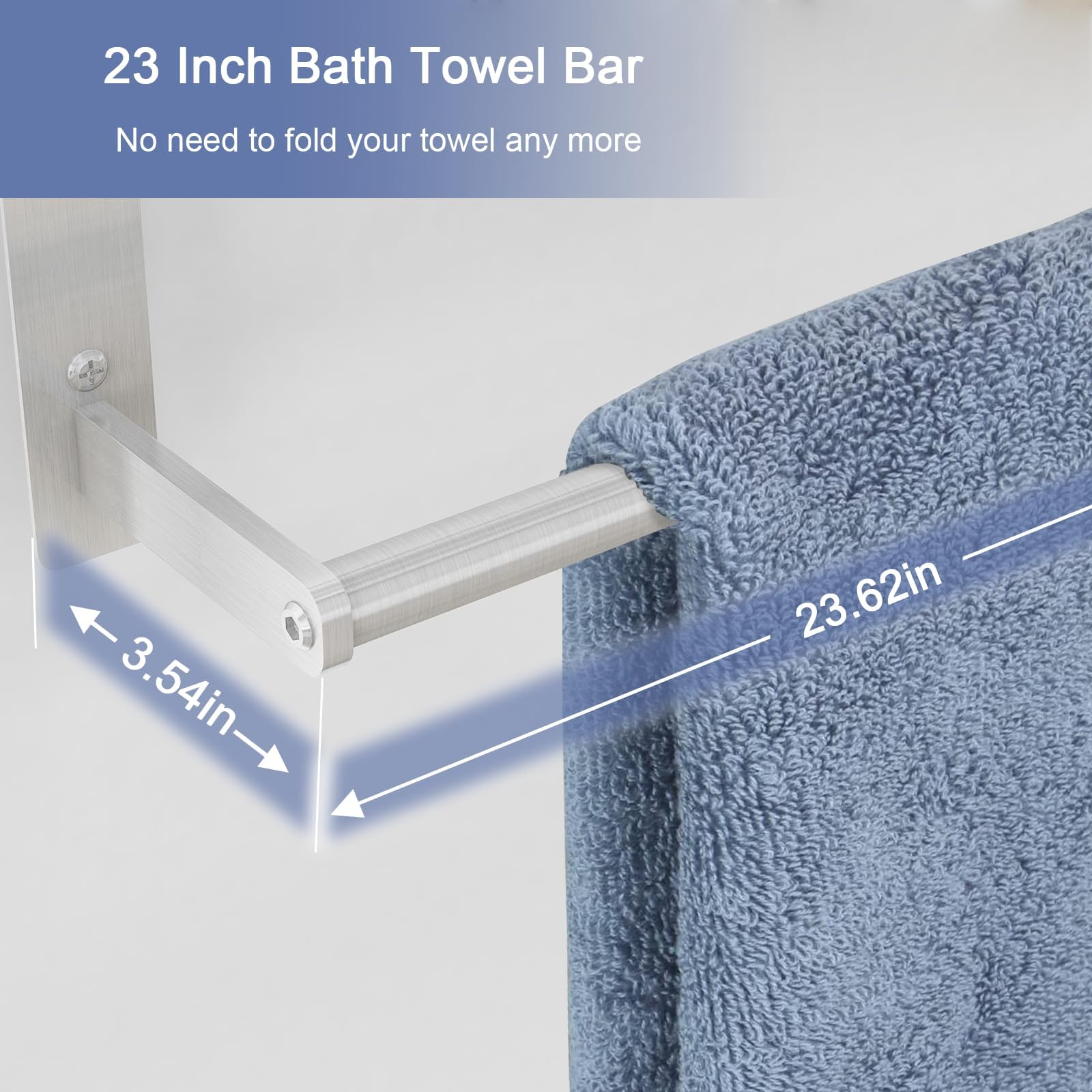 Bethom sturdy metal base ensures stability in busy bathrooms.