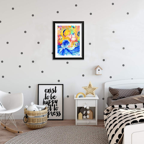 Betionol frame white mat 30x40 designed for diamond art ready to frame.