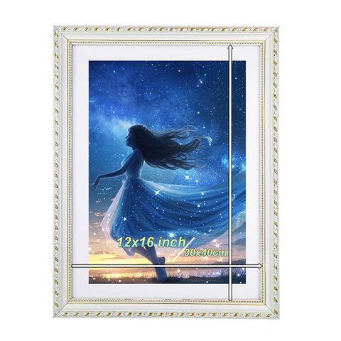 Betionol diamond frame 12x16 front view for wall display and easy décor