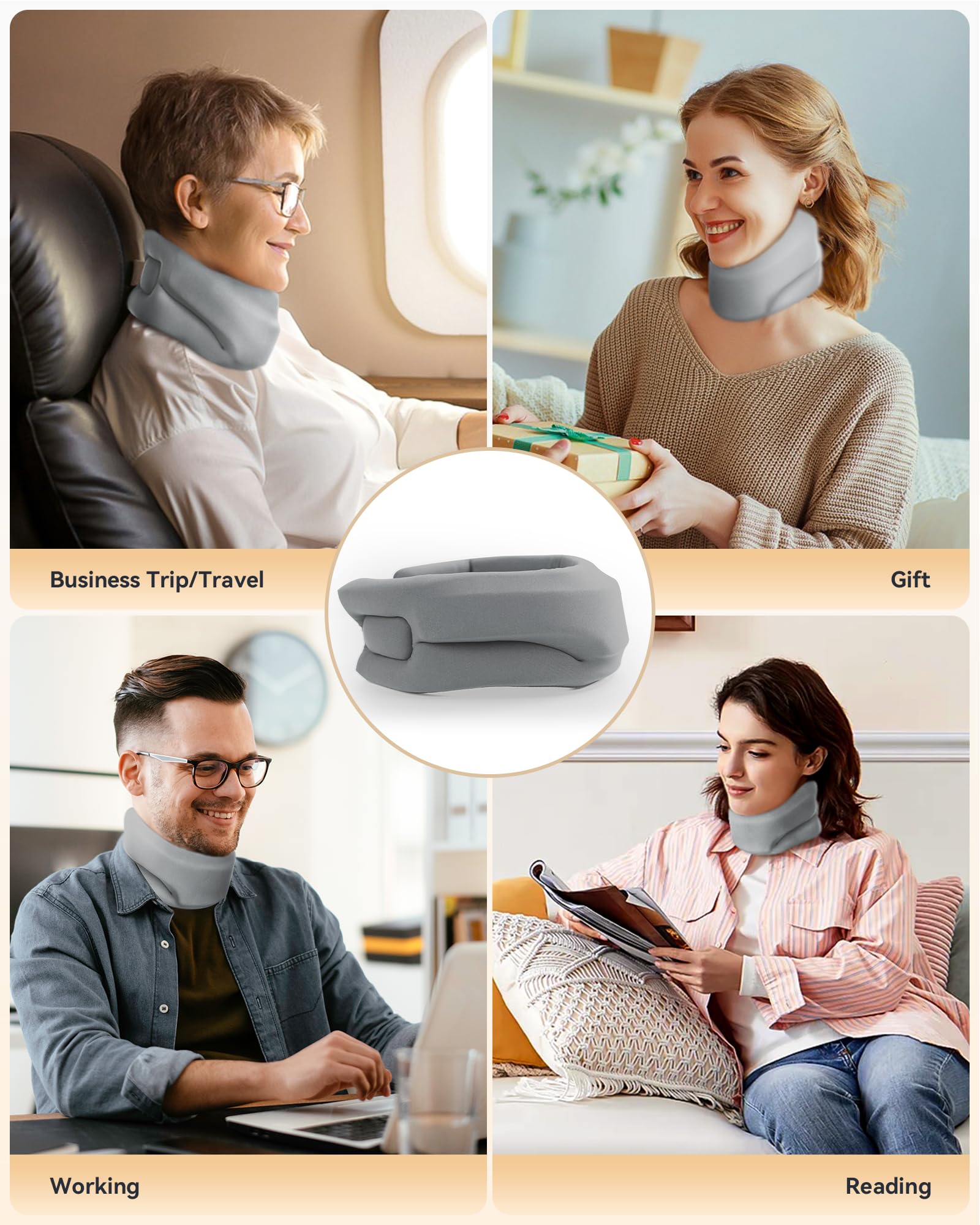 BETOVIN heated neck brace three heat settings and auto shut-off for safe use