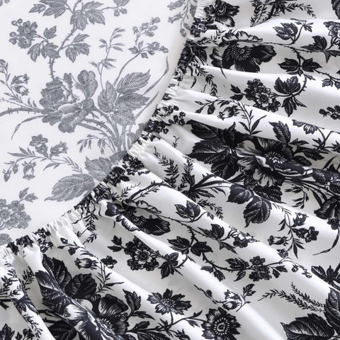 Betsey Johnson sheet set includes fitted, flat sheets and two pillowcases