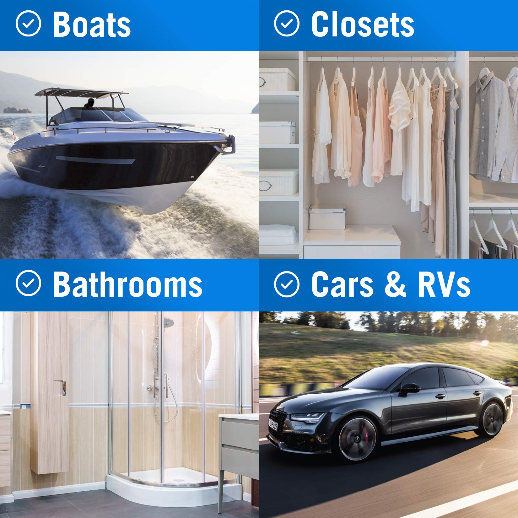 Better Boat designed for boats, RVs, and cars during travel and storage.