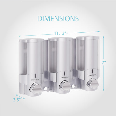 No-drill installation with waterproof adhesive and tape for Aviva dispenser