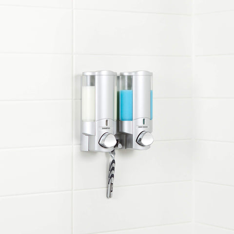 Better Living Aviva no-drill installation using adhesive and tape.