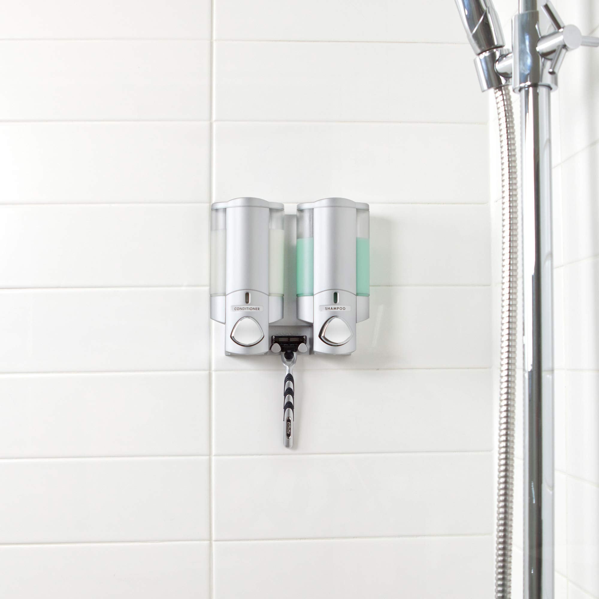 Better Living Aviva satin silver finish complements modern bathrooms.