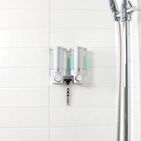 Better Living Aviva satin silver finish complements modern bathrooms.