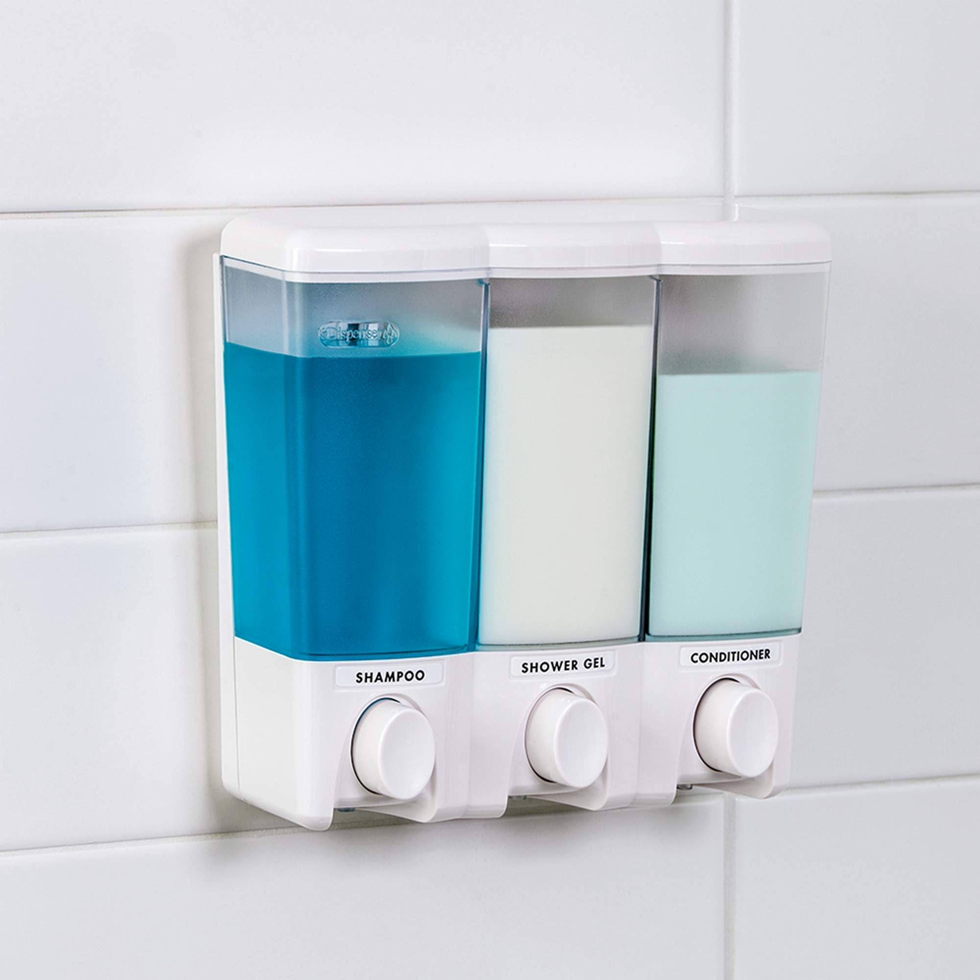 Better Living Clear Choice dispenser wall-mount ready with pumps for precise dosing.