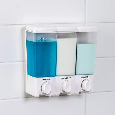 Better Living Clear Choice dispenser wall-mount ready with pumps for precise dosing.