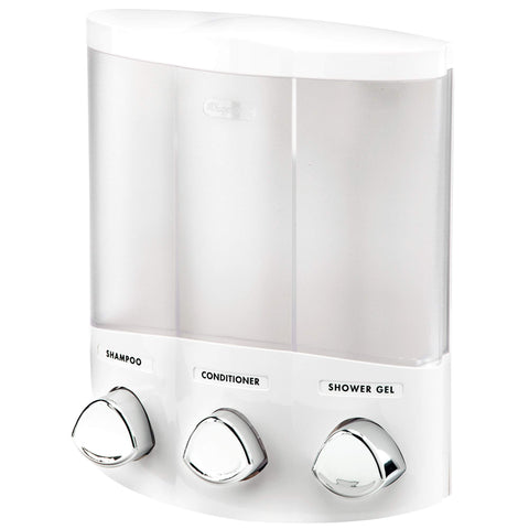 Better Living Euro Trio can mount in corner or flat for versatile placement.