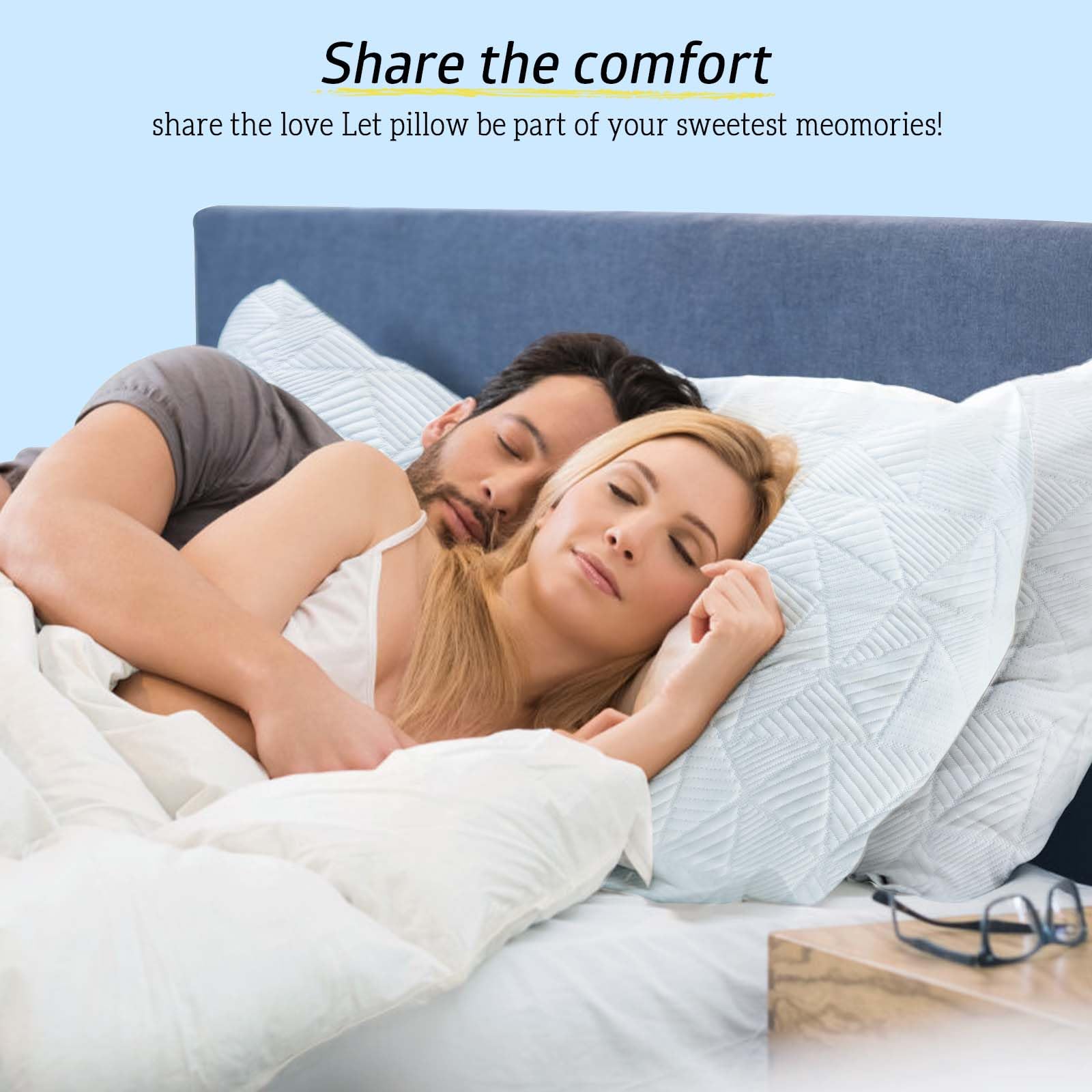 BETU adjustable-fill pillow enables personalized softness or firmness.
