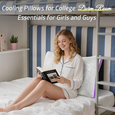 BETU cooling pillow queen inner foam close-up reveals shredded memory foam
