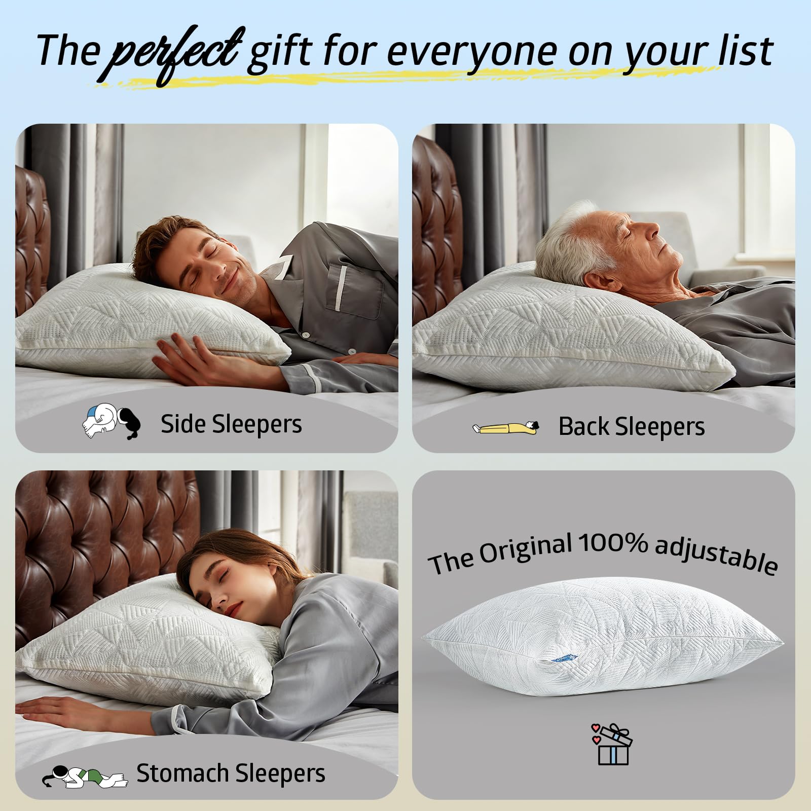 BETU cooling pillows breathable inner shell shows air flow