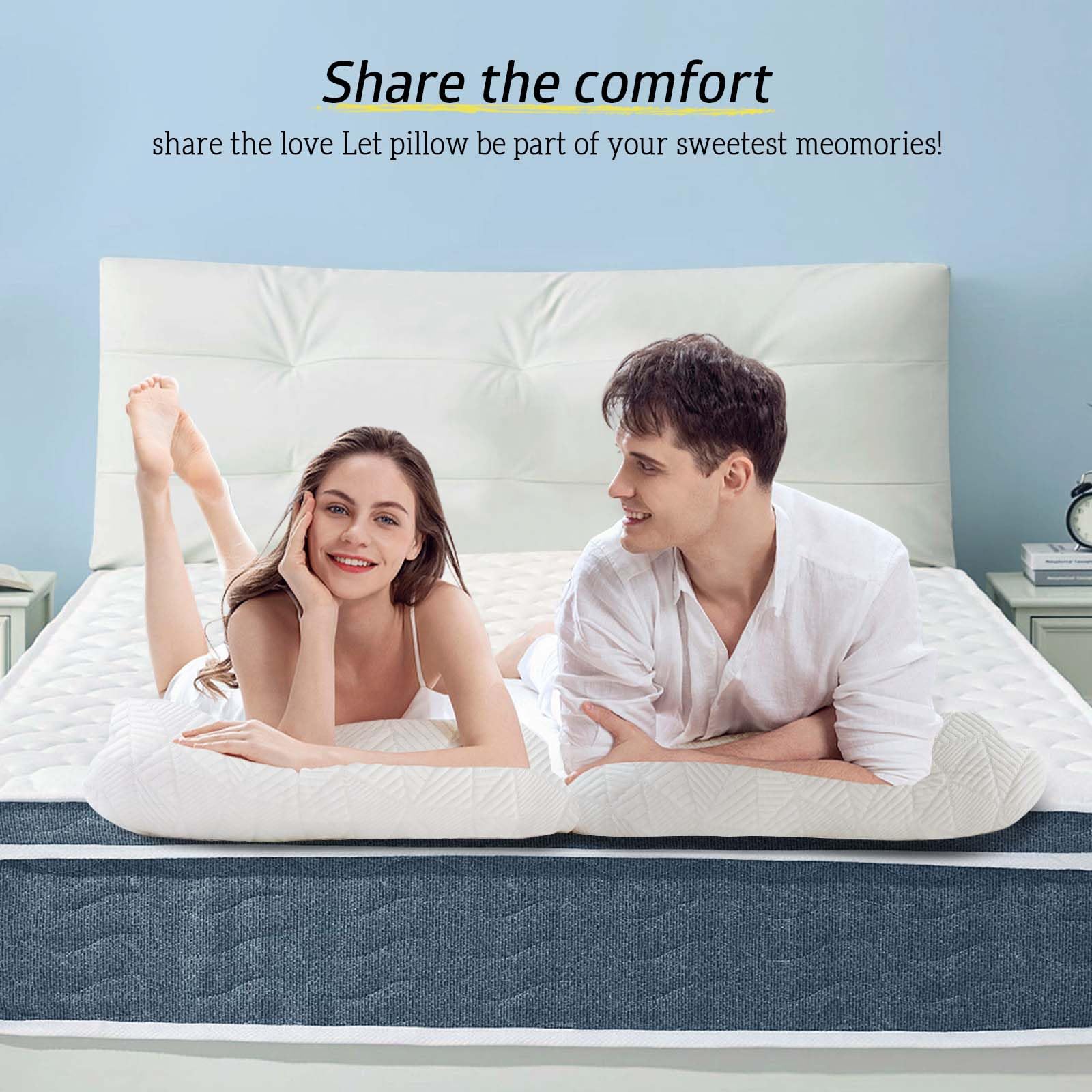 BETU cooling pillows machine-washable cover shown